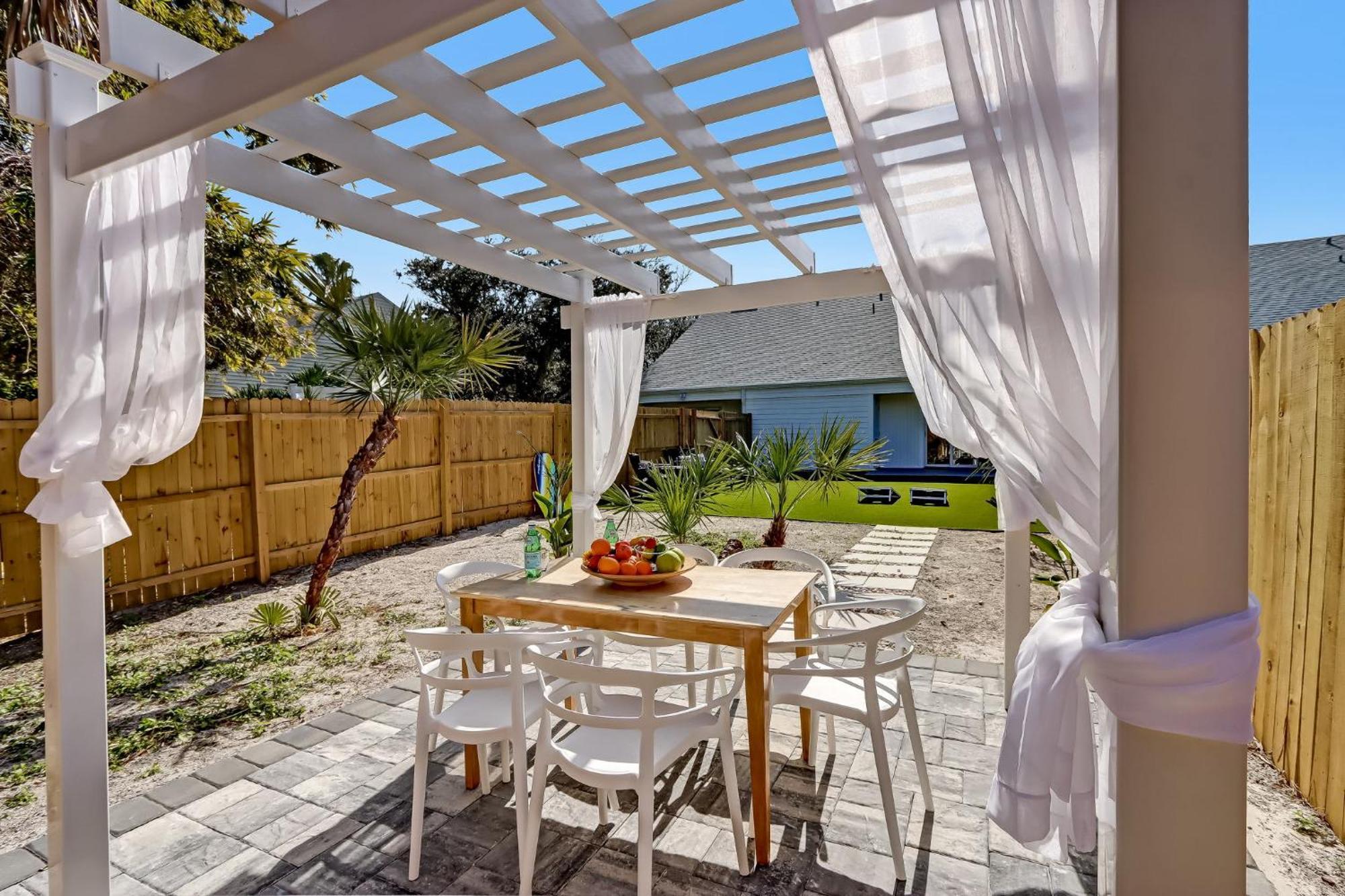 Classy Bohemian Beach Cabana- Close To Beach St. Augustine Exteriör bild