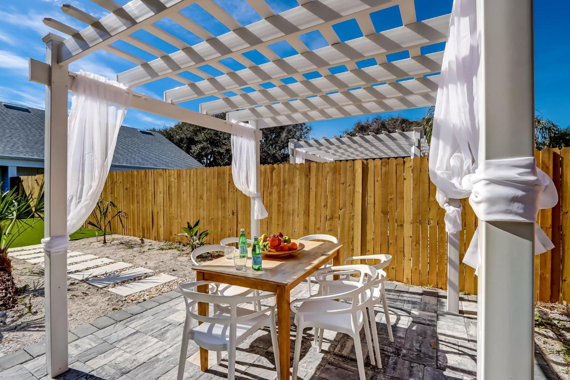 Classy Bohemian Beach Cabana- Close To Beach St. Augustine Exteriör bild